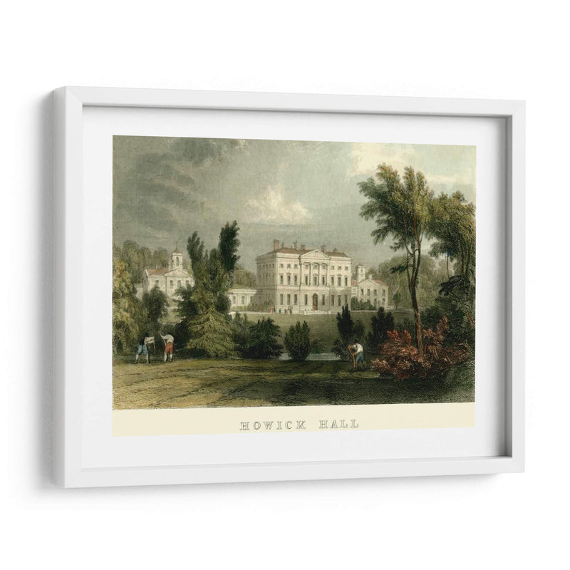 Hewick Hall - T. Allom | Cuadro decorativo de Canvas Lab