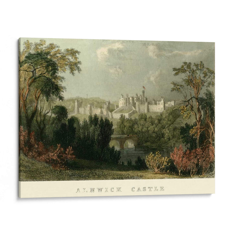 Castillo De Ainwick - T. Allom | Cuadro decorativo de Canvas Lab