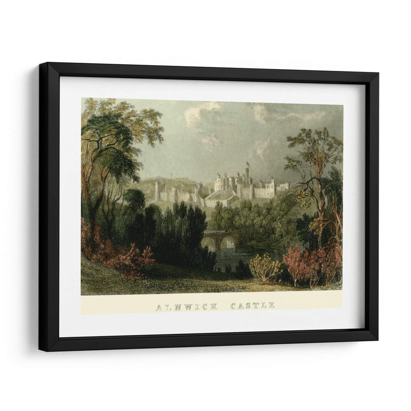 Castillo De Ainwick - T. Allom | Cuadro decorativo de Canvas Lab