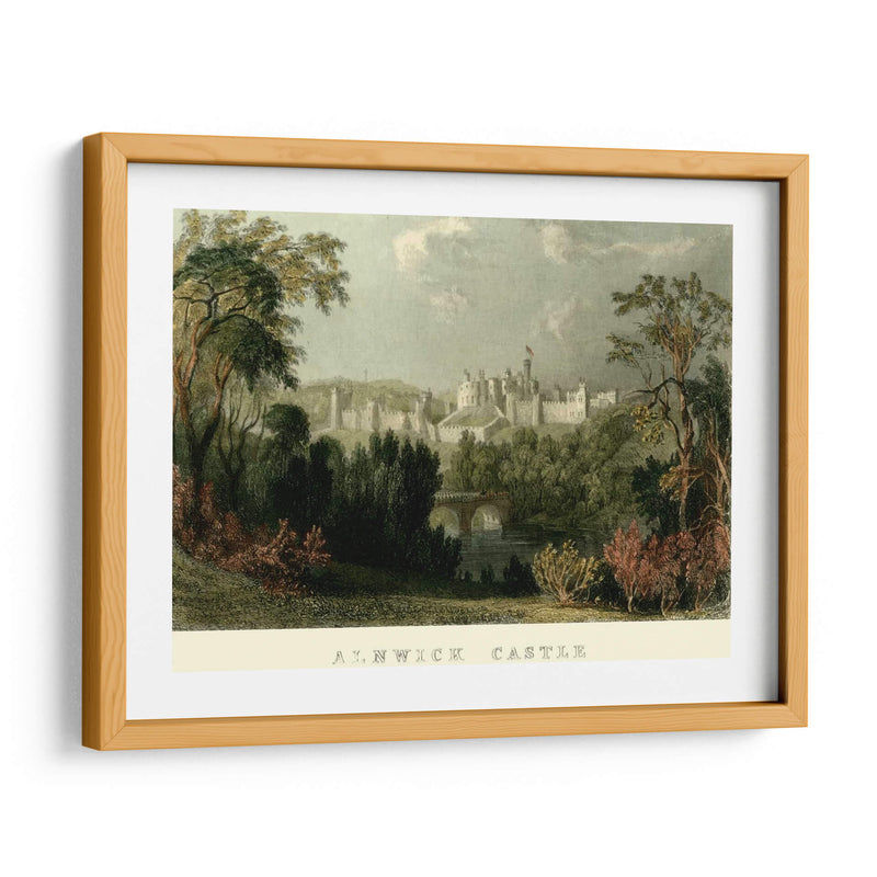 Castillo De Ainwick - T. Allom | Cuadro decorativo de Canvas Lab