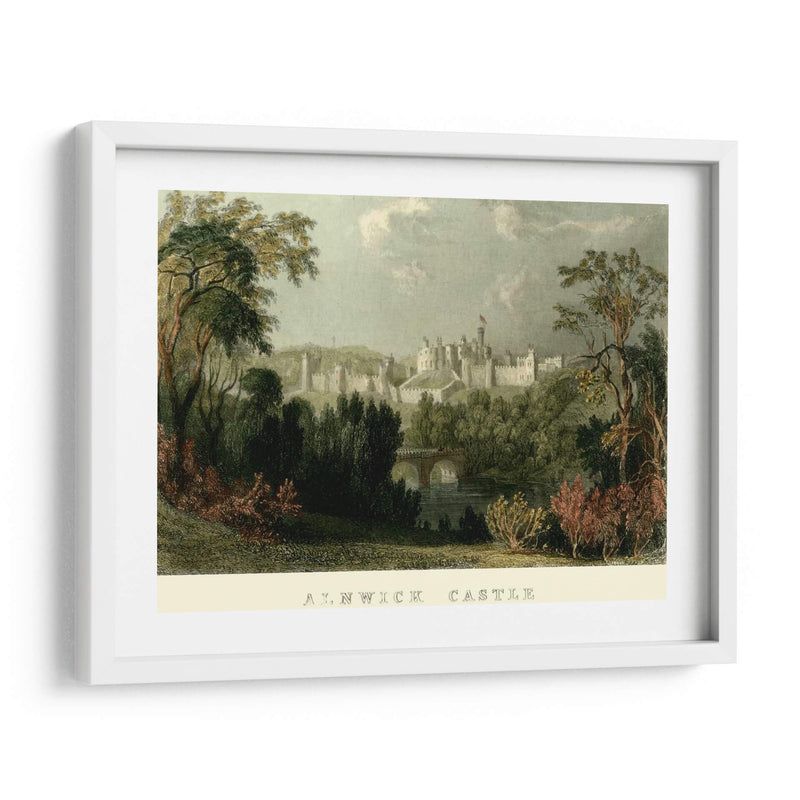 Castillo De Ainwick - T. Allom | Cuadro decorativo de Canvas Lab