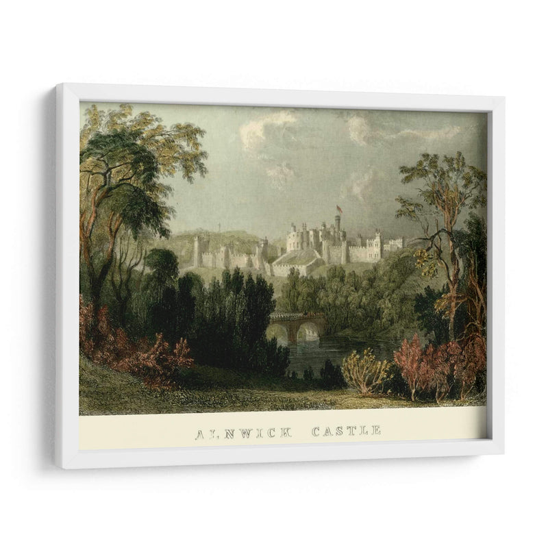 Castillo De Ainwick - T. Allom | Cuadro decorativo de Canvas Lab