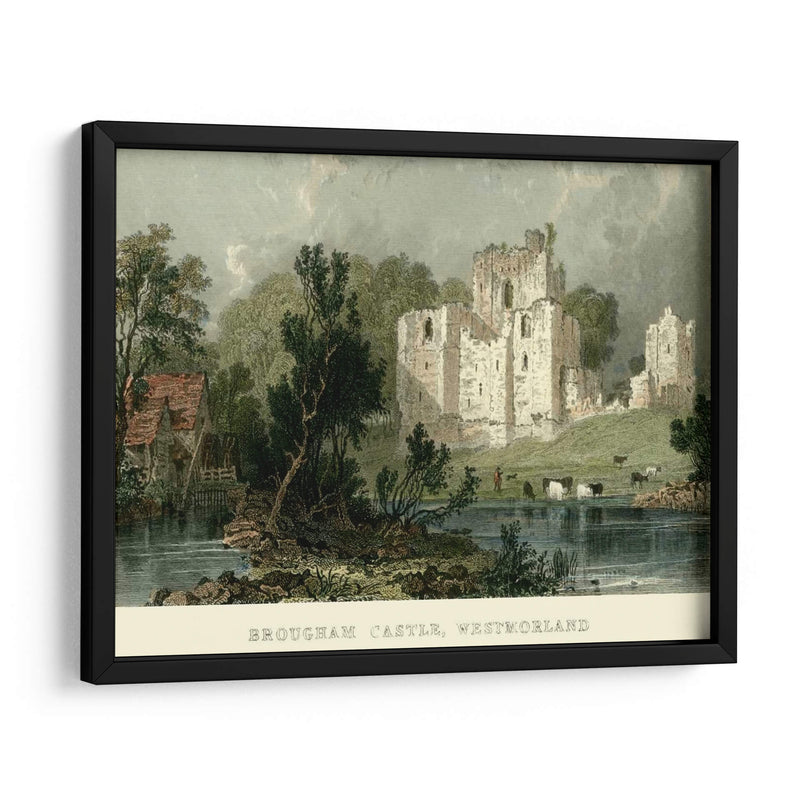 Castillo De Brougham, Westmoreland - T. Allom | Cuadro decorativo de Canvas Lab