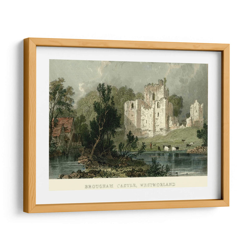 Castillo De Brougham, Westmoreland - T. Allom | Cuadro decorativo de Canvas Lab