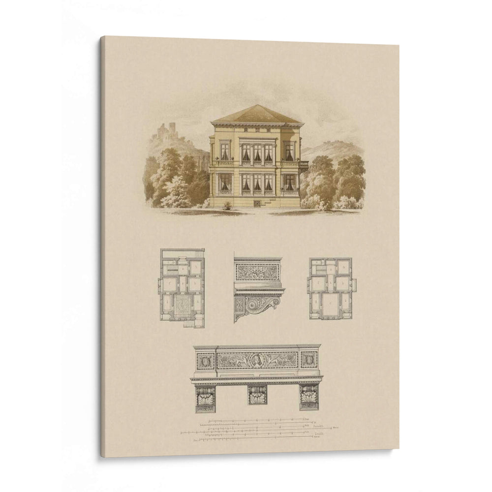 Estate Y Plan I - Carlsruche | Cuadro decorativo de Canvas Lab