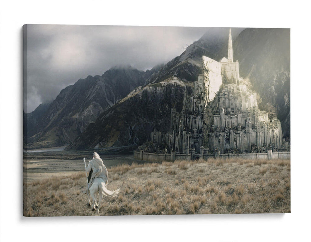 Gandalf y su caballo blanco | Cuadro decorativo de Canvas Lab