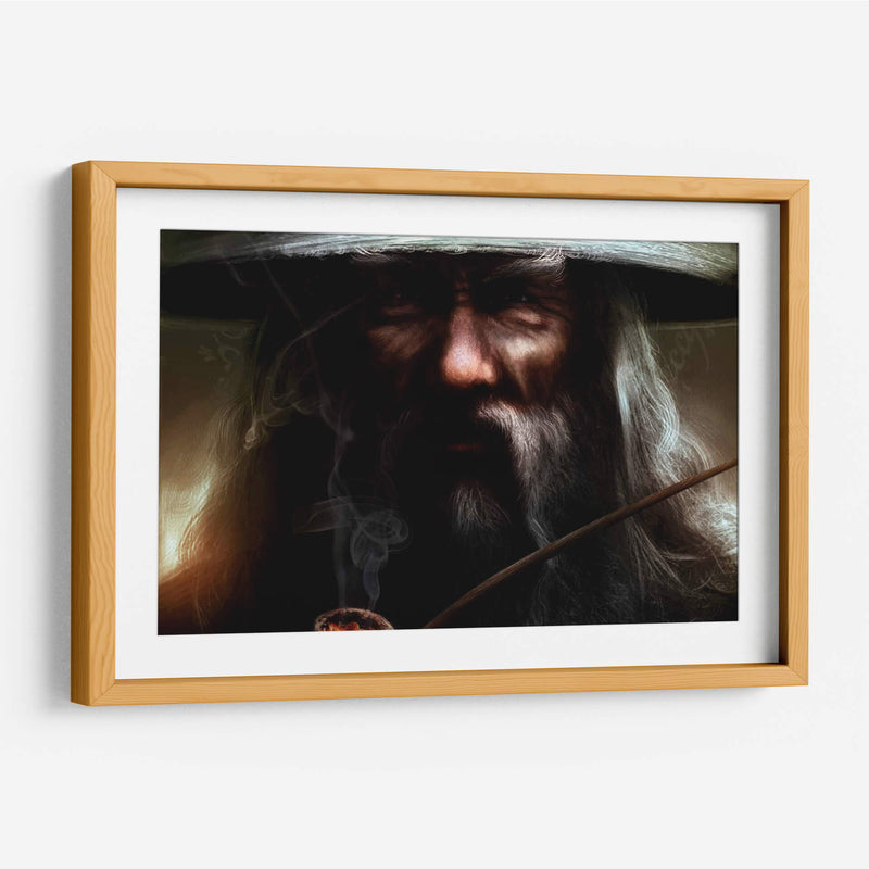 Gandalf y su pipa | Cuadro decorativo de Canvas Lab