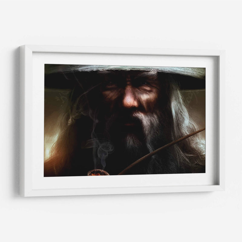 Gandalf y su pipa | Cuadro decorativo de Canvas Lab