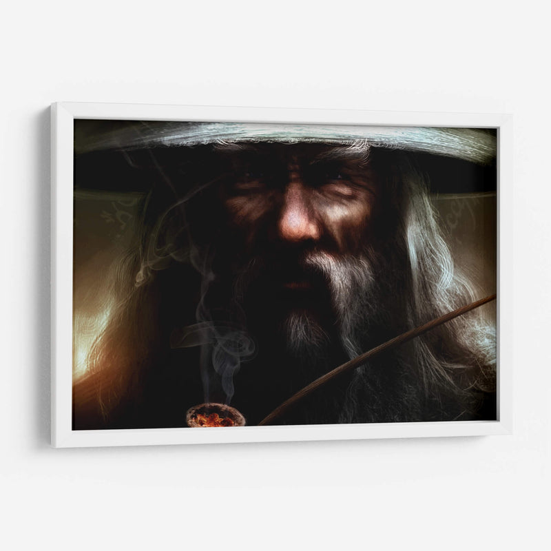 Gandalf y su pipa | Cuadro decorativo de Canvas Lab