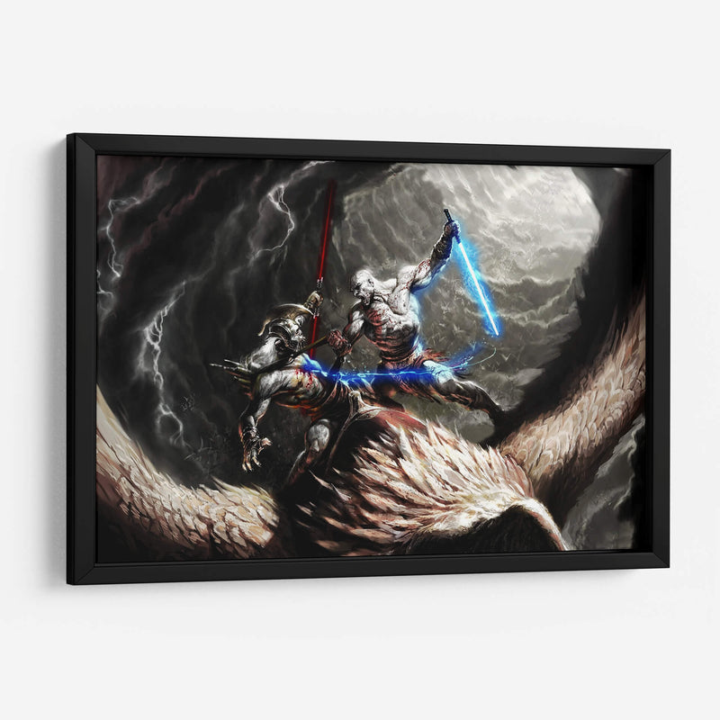 God of War fight | Cuadro decorativo de Canvas Lab