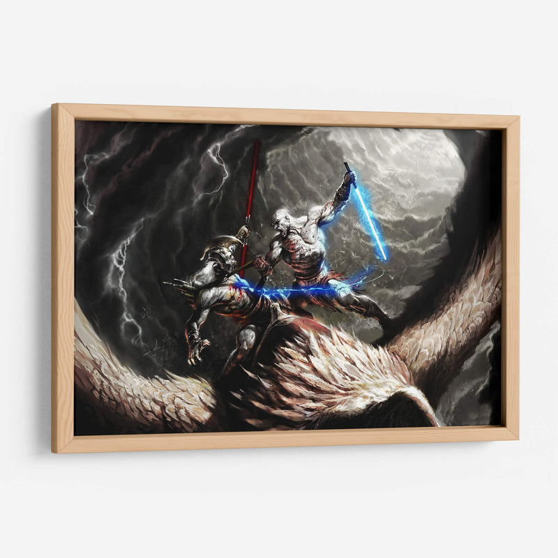 God of War fight | Cuadro decorativo de Canvas Lab