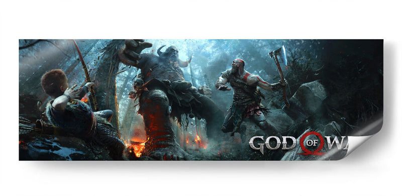 God of War scene | Cuadro decorativo de Canvas Lab