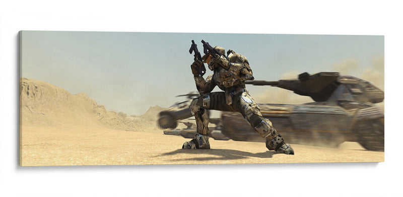 Halo 2 action | Cuadro decorativo de Canvas Lab