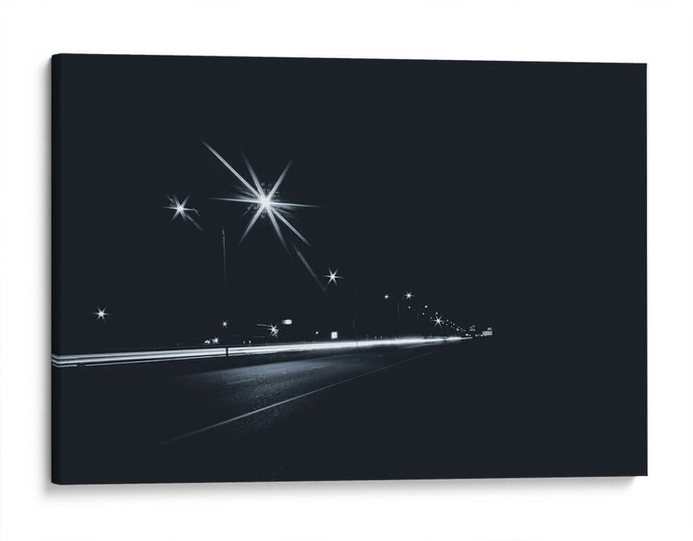 Camino nocturno | Cuadro decorativo de Canvas Lab