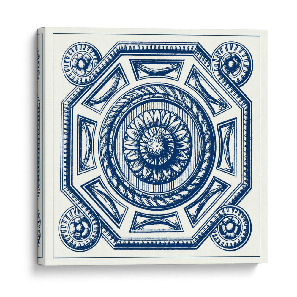 Índigo Medallón Ii - Vision Studio | Cuadro decorativo de Canvas Lab
