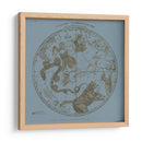 Mapa Circular Norte - W.G. Evans | Cuadro decorativo de Canvas Lab