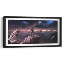 Halo landscape storm | Cuadro decorativo de Canvas Lab