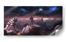 Halo landscape storm | Cuadro decorativo de Canvas Lab