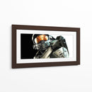 Halo Master Chief pose | Cuadro decorativo de Canvas Lab