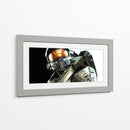 Halo Master Chief pose | Cuadro decorativo de Canvas Lab