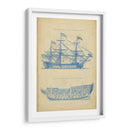 Blueprint De La Nave De La Vendimia - Chambers | Cuadro decorativo de Canvas Lab
