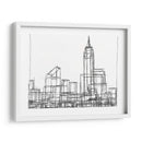 Marco De Alambre Paisaje Urbano I - Ethan Harper | Cuadro decorativo de Canvas Lab