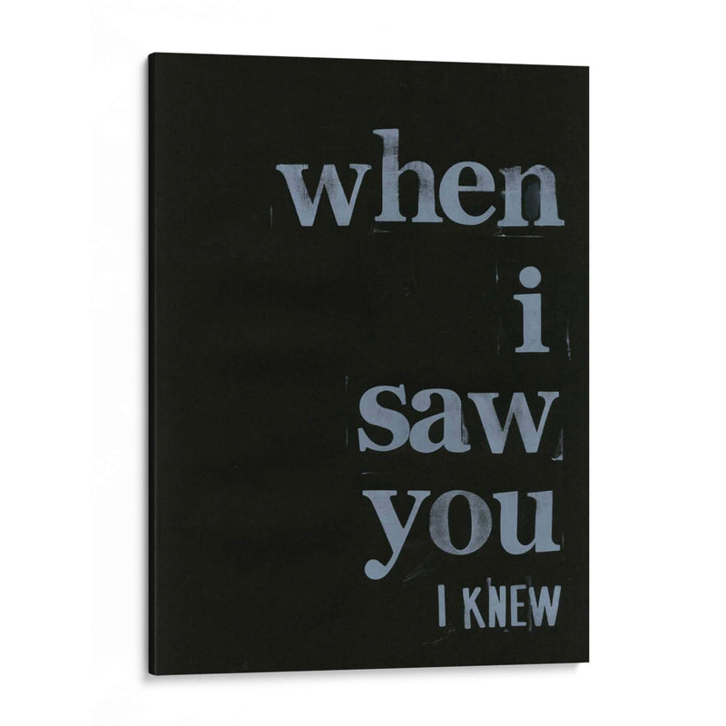 Cuando Te Vi ... Yo - Deborah Velasquez | Cuadro decorativo de Canvas Lab