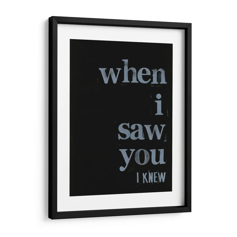 Cuando Te Vi ... Yo - Deborah Velasquez | Cuadro decorativo de Canvas Lab