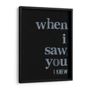 Cuando Te Vi ... Yo - Deborah Velasquez | Cuadro decorativo de Canvas Lab