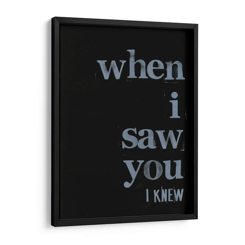Cuando Te Vi ... Yo - Deborah Velasquez | Cuadro decorativo de Canvas Lab