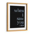 Cuando Te Vi ... Yo - Deborah Velasquez | Cuadro decorativo de Canvas Lab
