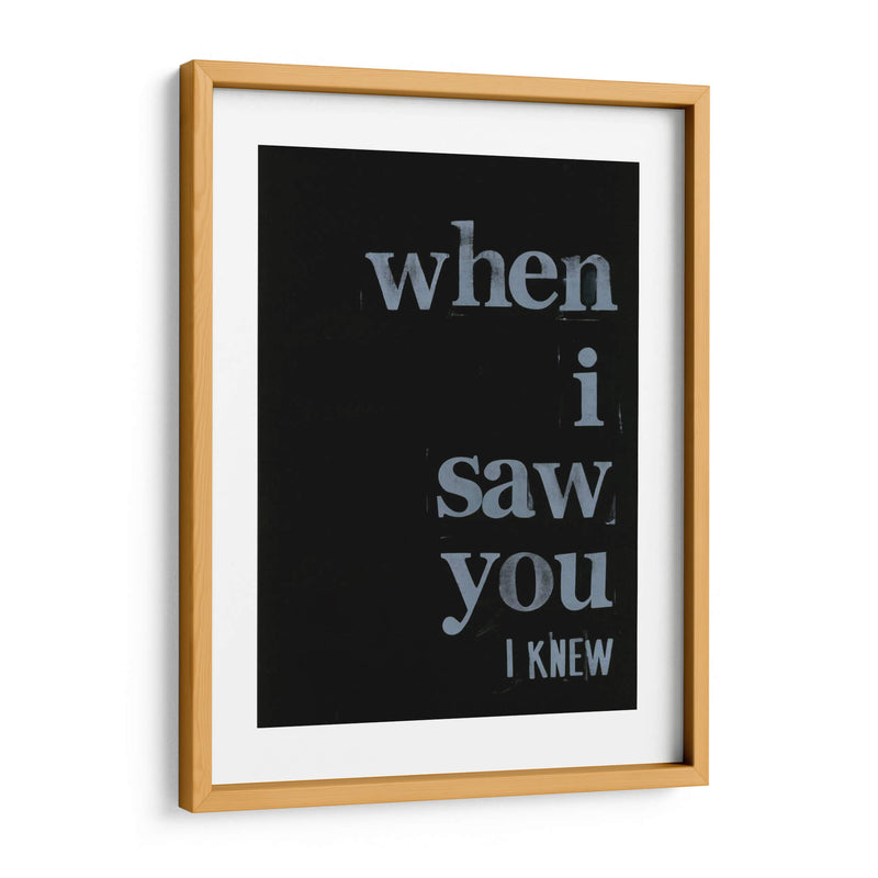 Cuando Te Vi ... Yo - Deborah Velasquez | Cuadro decorativo de Canvas Lab