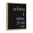 Cuando Te Vi ... Yo - Deborah Velasquez | Cuadro decorativo de Canvas Lab