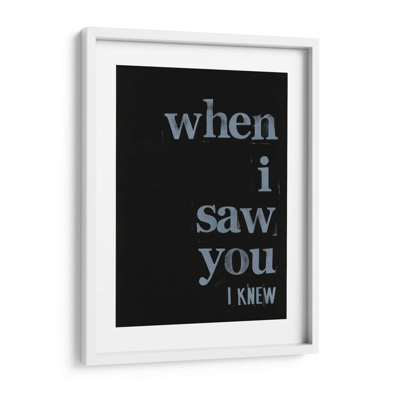 Cuando Te Vi ... Yo - Deborah Velasquez | Cuadro decorativo de Canvas Lab