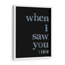 Cuando Te Vi ... Yo - Deborah Velasquez | Cuadro decorativo de Canvas Lab