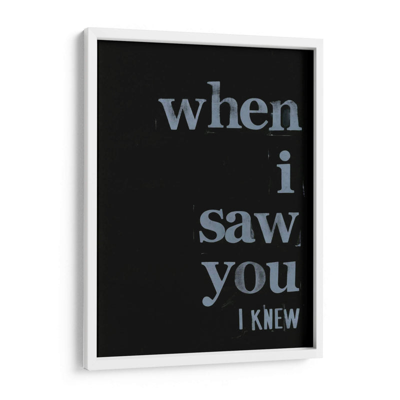 Cuando Te Vi ... Yo - Deborah Velasquez | Cuadro decorativo de Canvas Lab