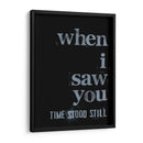 Cuando Te Vi ... Iv - Deborah Velasquez | Cuadro decorativo de Canvas Lab