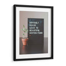 Caminos duros nos llevan a bonitos destinos | Cuadro decorativo de Canvas Lab