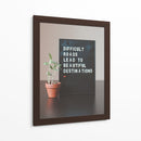 Caminos duros nos llevan a bonitos destinos | Cuadro decorativo de Canvas Lab