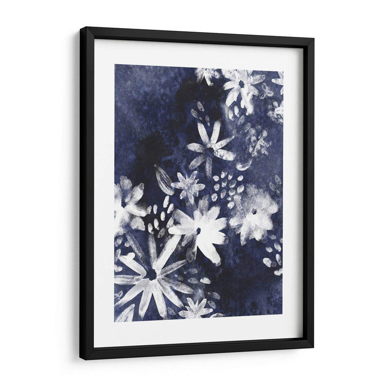 Gesto Floral Indigo I - June Erica Vess | Cuadro decorativo de Canvas Lab