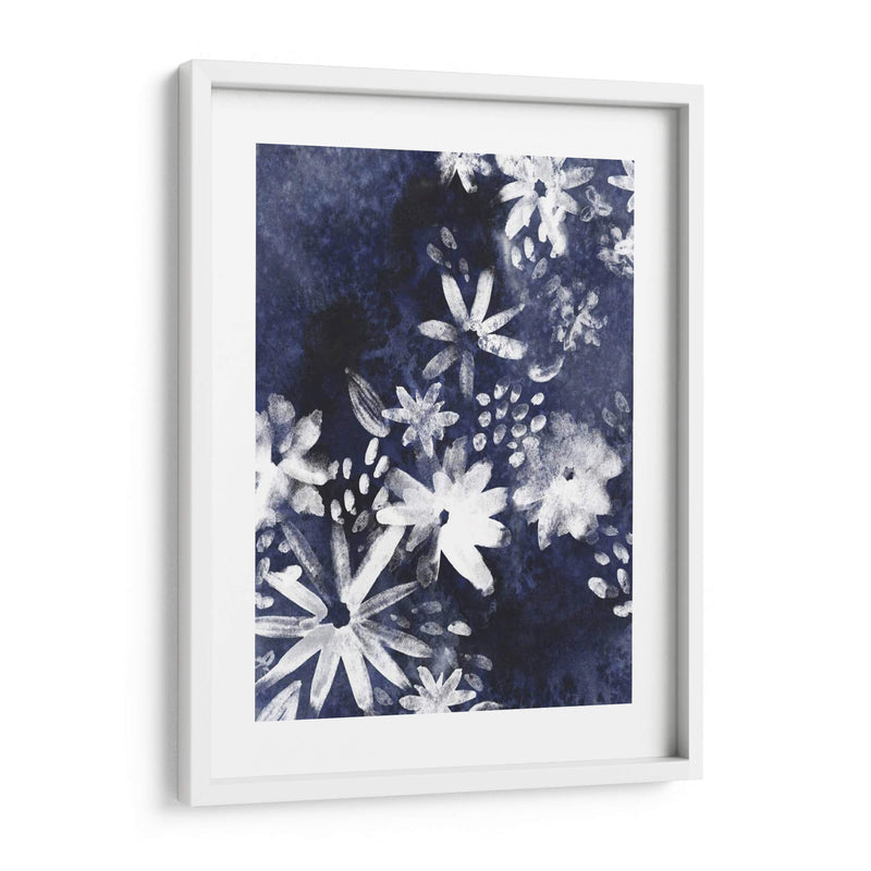 Gesto Floral Indigo I - June Erica Vess | Cuadro decorativo de Canvas Lab