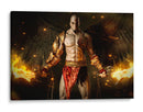Kratos on fire | Cuadro decorativo de Canvas Lab