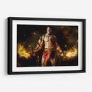 Kratos on fire | Cuadro decorativo de Canvas Lab