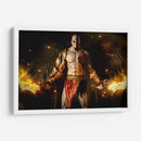 Kratos on fire | Cuadro decorativo de Canvas Lab