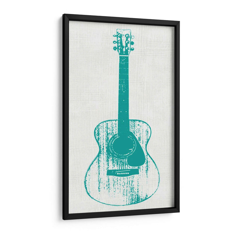 Coleccionista De Guitarra I - Kevin Wade Inge | Cuadro decorativo de Canvas Lab