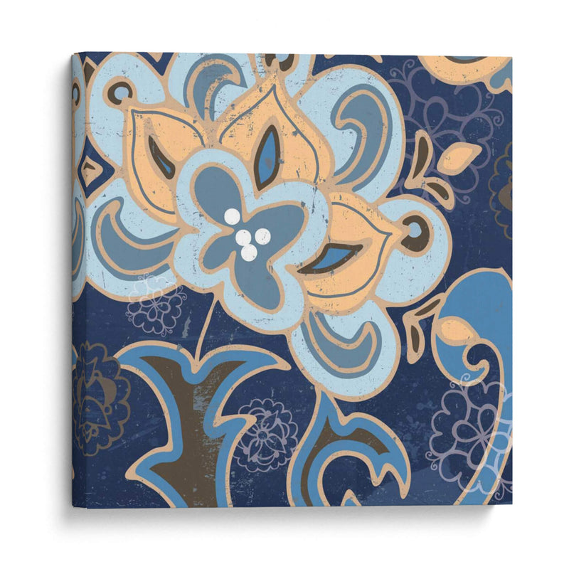 Paisley Blossom Blue I - Leslie Mark | Cuadro decorativo de Canvas Lab