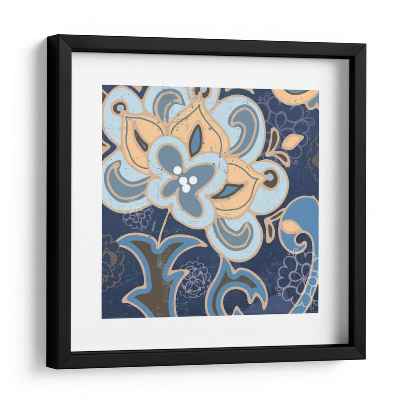 Paisley Blossom Blue I - Leslie Mark | Cuadro decorativo de Canvas Lab