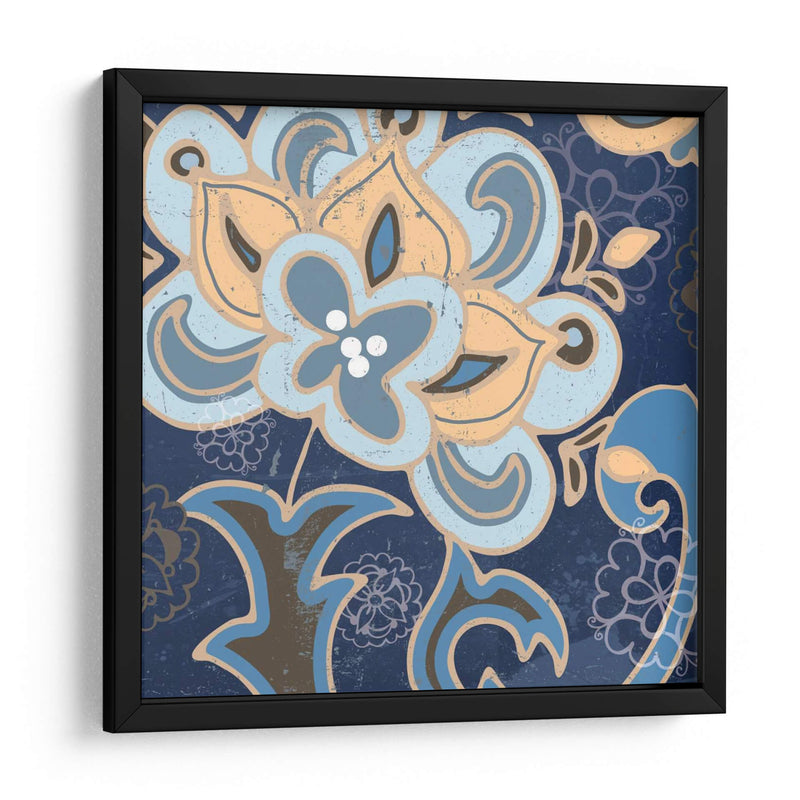 Paisley Blossom Blue I - Leslie Mark | Cuadro decorativo de Canvas Lab