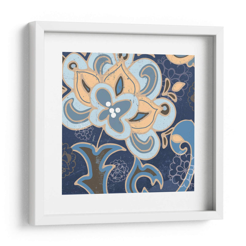 Paisley Blossom Blue I - Leslie Mark | Cuadro decorativo de Canvas Lab