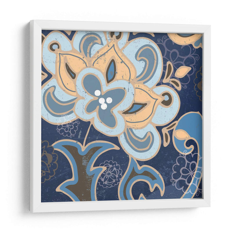 Paisley Blossom Blue I - Leslie Mark | Cuadro decorativo de Canvas Lab